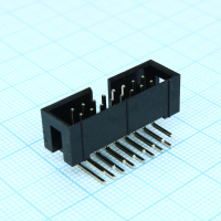 DS1013-16RSiB-B-0 IDC разъем, вилка на плату угловая двухрядная 16pin(2x8)., шаг 2.54мм CONNFLY pe318106 фото