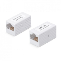 Адаптер проходной RJ45-RJ45 (8P8C) кат.5E неэкранир. WR-CA-8P8C-C5E бел. 505223 WRline pe658331 фото
