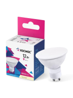 Лампа светодиодная GU10 12Вт 174-265В 3000К КОСМОС LkecLED12wGU10C30 Космос pe668059 фото