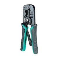 CP-376TR Клещи ПРОФЕССИОНАЛЬНЫЕ для обжима витой пары (8P/6P, трещотка, 205мм) Pro\'sKit pe519323 фото