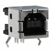 292304-1 Разъем USB, Тип B, USB 2.0, розетка угловая, 4 контакта TE Connectivity pe331420 фото