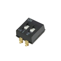 1825059-1 Переключатель DIP Switches; Конфигурация: SPST; Контакты: 2; Шаг: 2.54 TE Connectivity pe331676 фото