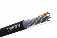 Кабель витая пара U/UTP 4х2х24AWG(0.51мм) кат.5E PE TOKOV PRO Fluke tested (м) TOKOV ELECTRIC TKP-C05-U42-5E-305-OD TOKOV ELECTRIC pe1067420 фото