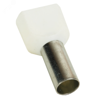 Наконечник штыревой втулочный под два провода НШвИ2 OptiKit T-Shv2-PVC- 10-14(100шт) КЭАЗ pe823708 фото