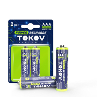 Аккумулятор AAA/HR03 1000мА.ч (блист.2шт) TKE-NMA-HR03/B2 TOKOV ELECTRIC pe583068 фото