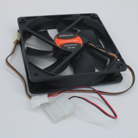 EC12025H12BP Вентилятор 12В, 120х120х25мм, 162.49 м3/час, 43.6dB, подшипник качения, 2600 об/мин, 4 провода на разъеме EVERCOOL pe603293 фото