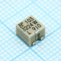 3224W-1-103E Потенциометр многооборотный керметный 10кОм 0.25Вт SMD BOURNS pe33693 фото