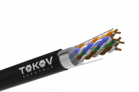 Кабель витая пара F/UTP 4х2х24AWG(0.51мм) кат.5E PE TOKOV PRO Fluke tested (м) TOKOV ELECTRIC TKP-C05-F42-5E-305-OD TOKOV ELECTRIC pe1067422 фото