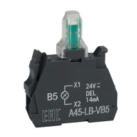 Блок световой OptiSignal D22 A45-LB-VB5 желтый 24VACDC ZBVB5 332204 КЭАЗ pe805278 фото