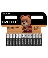 Элемент питания алкалиновый AAA/LR03 (блист. 12шт) Basic 5051011 Opticell pe680094 фото