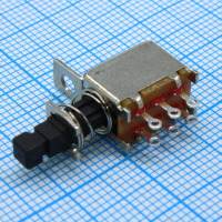 PS22F68B-250G-G Переключатель кнопочный OFF-ON, 0.3 А, на панель, под пайку Switronic pe804511 фото