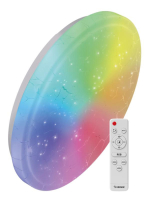Светильник светодиодный PREMIUM FROST-RGB 75Вт 230В 3000-6500К 4400лм IP40 495х85мм настенно-потолоч. управляемый с пультом ДУ с RGB подсветкой КОСМОС KSFrosRGB75W Космос pe818335 фото