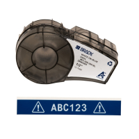 brd142798 M21-500-595-BL лента 12.7 мм/6.4 м, винил, белый на синем BRADY pe943008 фото