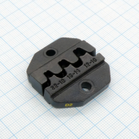 1PK-3003D2 Сменная матрица для кримпера CP-3005F, 1PK-3003F предназначена для обжима неизолированных автомобильных наконечников и контактов прямоугольных разъемов Pro\'sKit pe106144 фото