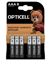 Элемент питания алкалиновый AAA/LR03 (блист. 6шт) Basic 5051007 Opticell pe680097 фото