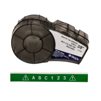 brd142802 M21-375-595-GN лента 9.53 мм/6.4 м, винил, белый на зеленом BRADY pe943009 фото