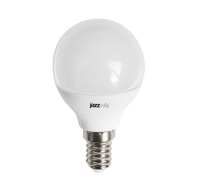 Лампа светодиодная PLED-LX 8Вт G45 шар 5000К холод. бел. E14 5028623 Jazzway pe661410 фото