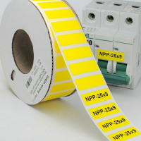 Маркировочная наклейка NPP-25х09-Y желтая (уп. 3000 шт.), 11625091 Элегир Маркинг pe475810 фото