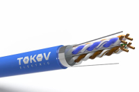 Кабель витая пара F/UTP 4х2х24AWG(0.57мм) кат.6 PVC TOKOV PRO Fluke tested (м) TOKOV ELECTRIC TKP-C08-F/UTP-42-6-305 TOKOV ELECTRIC pe1067426 фото