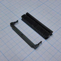 KLS1-204-34-B IDC разъем, розетка на плоский шлейф 34pin(2x17), шаг 2.54мм KLS pe156834 фото