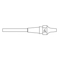 XDSL 4 desolder tip 1.2x2.5 L=10.5mm Weller pe855203 фото