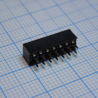 DS1026-05-2X7S8BV Гнездо на плату 2x7 конт., шаг 2.00мм, высота 4.3мм, позолоч. CONNFLY pe345763 фото