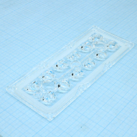 CS14145_STRADA-IP-2X6-DWC-90 Групповая линза 2x6 под 12 светодиодов LG Innotek серии LEMWA33X, уличная овальная диаграмма направленности(развернута на 90°), в комплекте силиконовая прокладка, эфф=94%, pe158883 фото