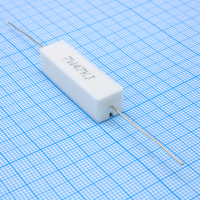 SQP70047KJBP Резистор керамический цементный аксиальный (SQP) 7Вт 47кОм ±5% HK Resistor pe571299 фото