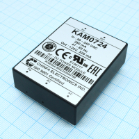 KAM0724 AC-DC, 7Вт, выход 24В/0.32A, рег. вых=±10%Uном, вход 85…265V AC, 47…63Гц / 120...370V DC,  изоляция 3000V AC, в кожухе 58х45х19мм, -20…+50°С CHINFA pe115107 фото