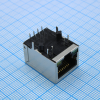 L-KLS12-TL051-1X1-G/Y-1-03 Розетка 8P8C (RJ45) со светодиодами и трансформатором KLS pe519075 фото