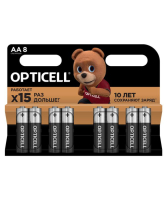 Элемент питания алкалиновый AA/LR6 (блист. 8шт) Basic 5051008 Opticell pe680100 фото