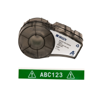 brd142805 M21-500-595-GN лента 12.7 мм/6.4 м, винил, белый на зеленом BRADY pe943012 фото
