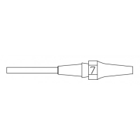 XDSL 7 desolder tip 1.2x2.7 L=16.5mm Weller pe855205 фото