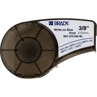 brd142806 M21-375-595-BL лента 9.53 мм/6.4 м, винил, белый на синем BRADY pe943013 фото