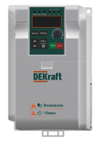 Преобразователь частоты DEKV060-2.2кВт 1 фаза 220В DEKV060G2R2S2 DEKraft pe758693 фото