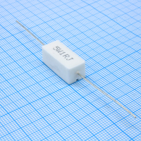 SQP5001RJBP Резистор керамический цементный аксиальный (SQP) 5Вт 1Ом ±5% HK Resistor pe571301 фото