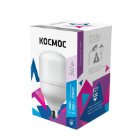 Лампа светодиодная высокомощная HWLED 50Вт 220В E27 6500К LksmHWLED50WE2765 Космос pe575654 фото
