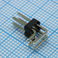 DS1022-2X2RF11-B Соединитель штыревой, вилка на плату двухрядная угловая 4pin(2x2), шаг 2.54мм CONNFLY pe773030 фото
