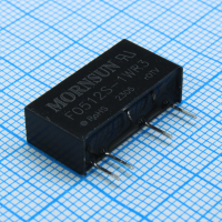 F0512S-1WR3 Преобразователь DC/DC 1Вт вход 4.75...5.25В выход 12В 84мА КПД 72% MORNSUN pe544679 фото