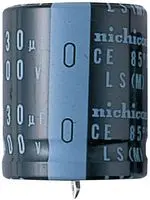 LLS2A102MELZ Конденсатор алюминиевый  электролитический 1000мкФ 100В ±20% (22 X 30мм) защелкиваемые выводы 10мм 2020мА 3000час 85°С россыпь NICHICON pe424615 фото