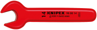 Ключ гаечный рожковый VDE, 17 мм, длина 155 мм, диэлектрический KN-980017 Knipex pe808104 фото