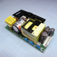RPS-200-48 AC-DC, med, 201.6Вт (144 Вт без обдува), ККМ, вход 80…264В AC 47…63Гц, 113…370B DC, выход 48В/4.2А, рег. вых. 45.6…50.4В, изоляция 4000В AC, на плате 103.4х62х40мм, -30…+70°С, выход на вент pe355496 фото