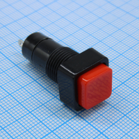 PB-14BR-G Переключатель кнопочный OFF-(ON), до 0.5 А, на панель, под пайку Switronic pe842152 фото