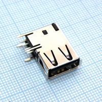 292336-1 Разъем USB, Тип A, USB 2.0, розетка угловая, 4 контакта TE Connectivity pe333225 фото