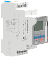 Реле фаз ORF-SN 3ф. 2 конт. 70-400В AC с контр. нейтр. ONI ORF-SN-070-400VAC IEK pe846505 фото
