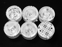 AX22D9H40G Линза черная с клеевой основой для светодиода 3535/3030, ~40°, D=22,4мм H:9,63мм, PC+PMMA ASAHI OPTICS pe521641 фото