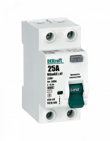 Dekraft ВДТ 2P 25А 100мА тип AC 6кА УЗО-03 DEKraft pe811691 фото