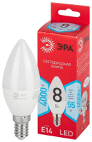 Лампа светодиодная RED LINE LED B35-8W-840-E14 R 8Вт B35 свеча 4000К нейтр. бел. E14 Б0050200 Эра pe668076 фото