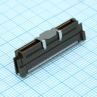 536270874 Межплатный соединитель SlimStack 80 контактов шаг 0.635мм ширина 6.4мм Molex pe473004 фото