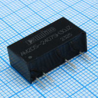 AM2DS-2407SH30JZ DC/DC, 2Вт, вход 21.6…26.4В, выход 7.2В/0.027…0.278А, изоляция 3000В DC, КПД 80%, максимальная емкостная нагрузка не более 1000мкФ, SIP7, 19.65x7.05x10.16мм, -40…105°C, пластик AIMTEC pe540844 фото